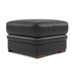 Gino Footstool - Footstool Cat 60 — Cat-60/22 Montana Jet Black / Wooden Feet, gallery image 3