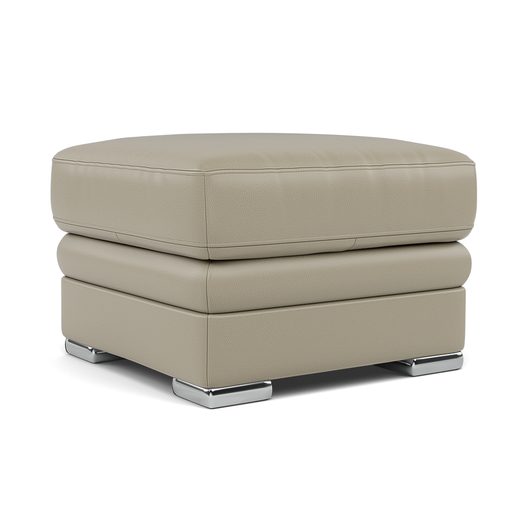 Gino Footstool - Footstool Cat 60 — Cat-60/23 Montana Lead Grey / Metal Feet, gallery image 1