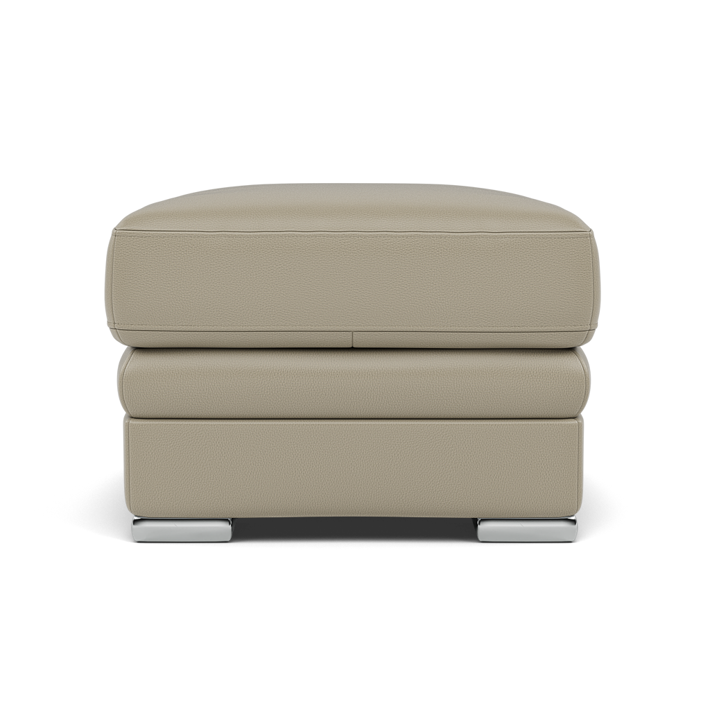 Gino Footstool - Footstool Cat 60 — Cat-60/23 Montana Lead Grey / Metal Feet, gallery image 2