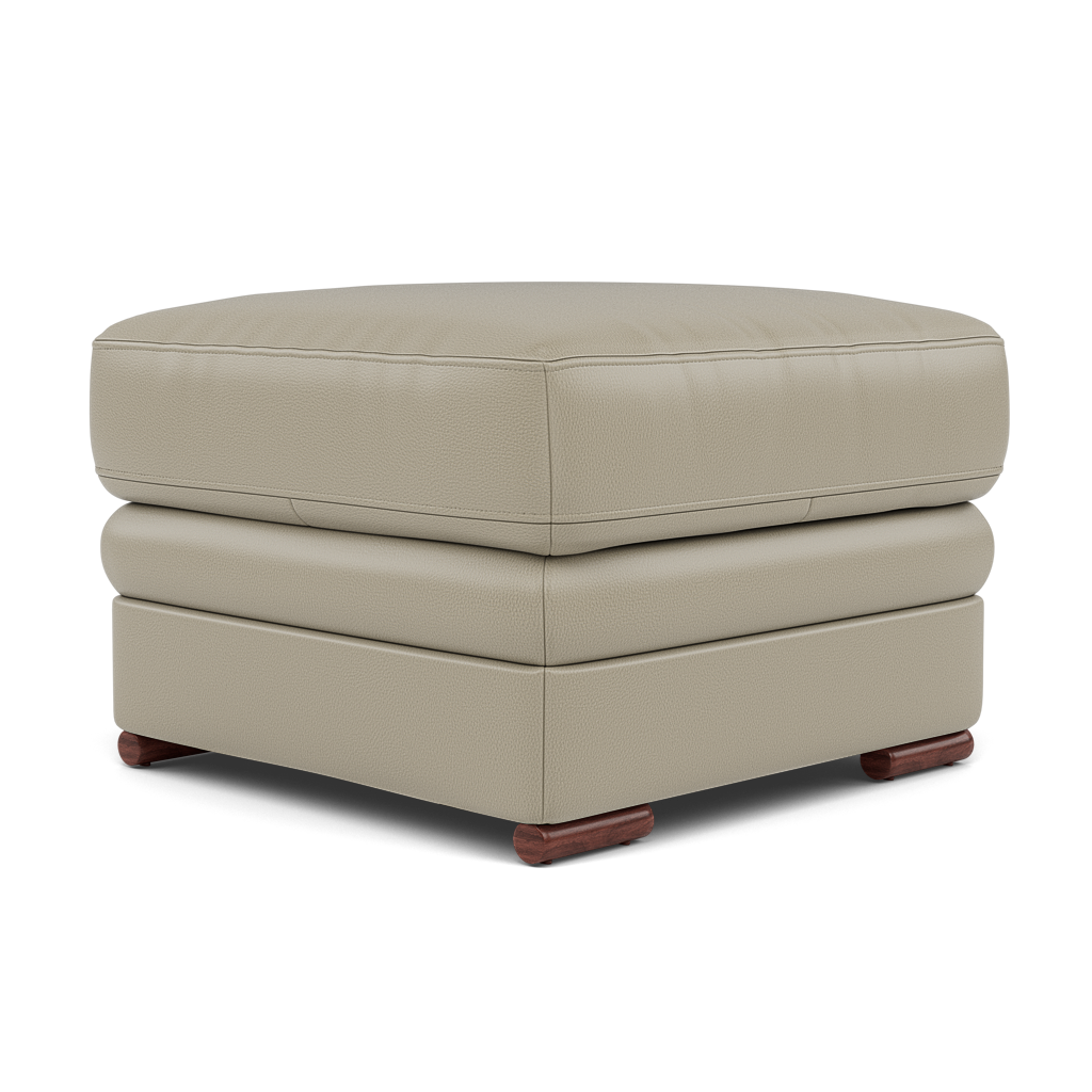 Gino Footstool - Footstool Cat 60 — Cat-60/23 Montana Lead Grey / Wooden Feet, gallery image 3