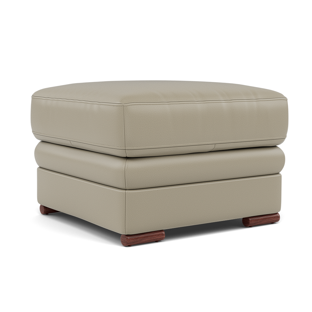 Gino Footstool - Footstool Cat 60 — Cat-60/23 Montana Lead Grey / Wooden Feet, gallery image 1