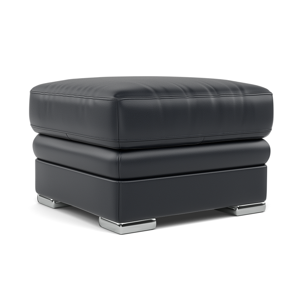 Gino Footstool - Footstool Cat 60 — Cat-60/24 Montana Navy / Metal Feet, gallery image 1
