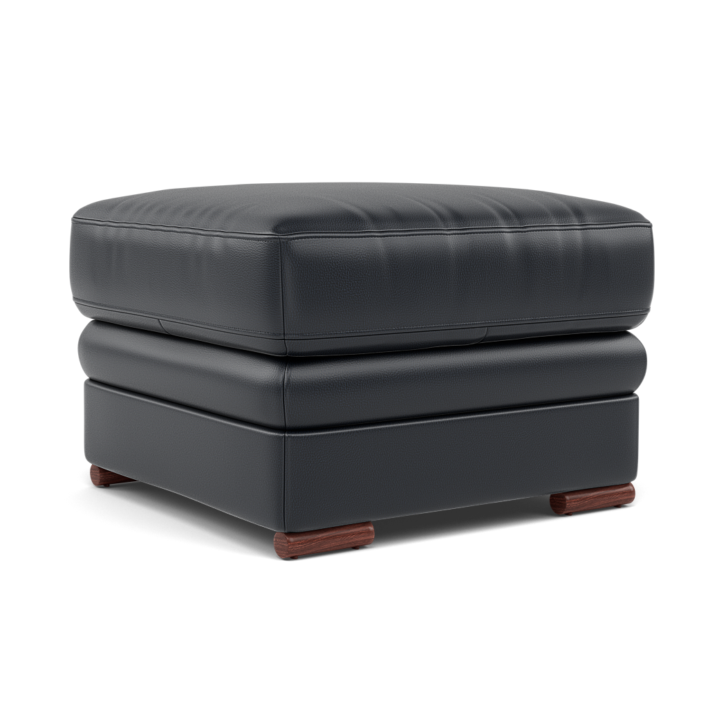 Gino Footstool - Footstool Cat 60 — Cat-60/24 Montana Navy / Wooden Feet, gallery image 1