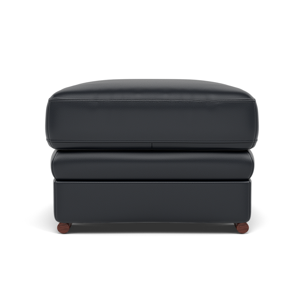 Gino Footstool - Footstool Cat 60 — Cat-60/24 Montana Navy / Wooden Feet, gallery image 2