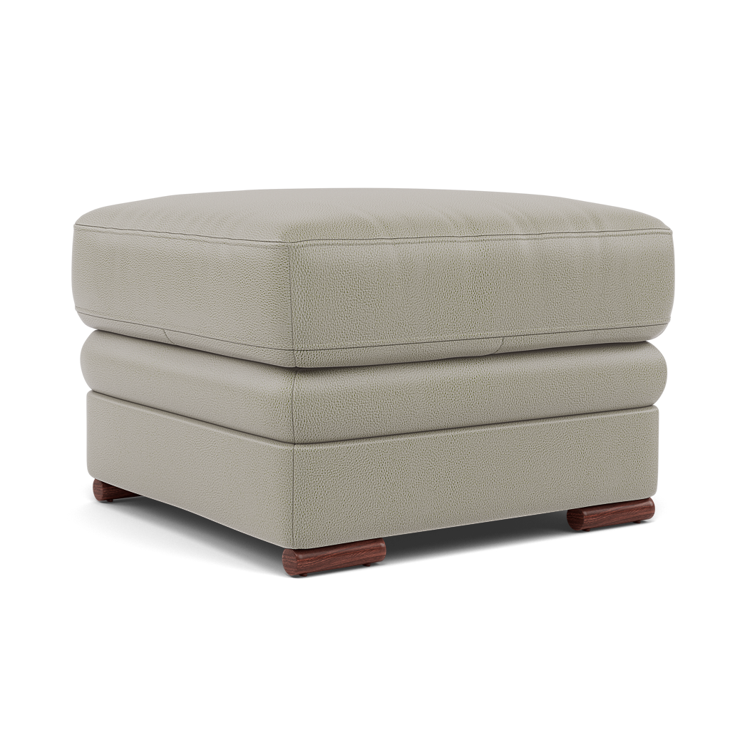 Gino Footstool - Footstool Cat 60 — Cat-60/28 Montana New Grey / Wooden Feet, gallery image 1