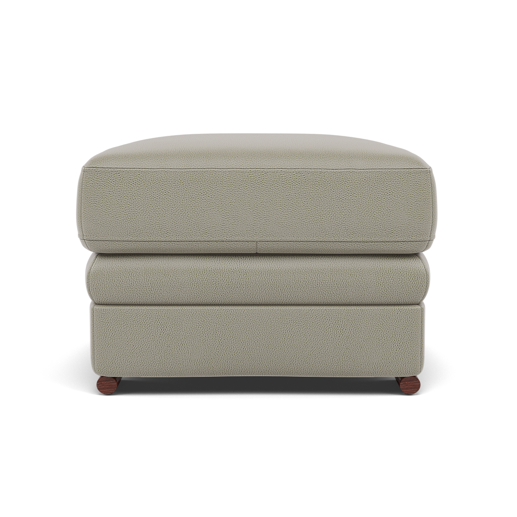 Gino Footstool - Footstool Cat 60 — Cat-60/28 Montana New Grey / Wooden Feet, gallery image 2