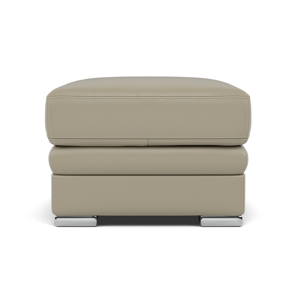 Gino Footstool - Footstool Cat 60 Sterling Home 23 Cat-60/23 Montana Lead Grey Metal Feet