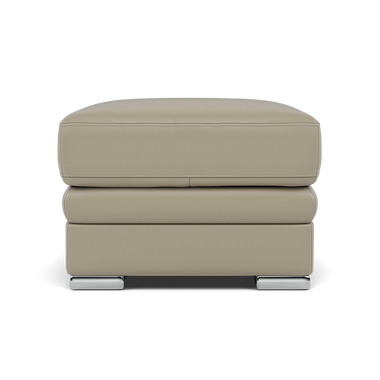 Gino Footstool - Footstool Cat 60 Sterling Home 23 Cat-60/23 Montana Lead Grey Metal Feet