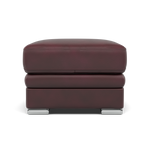 Gino Footstool - Footstool Cat 60 Sterling Home 13 Cat-60/15 Montana Ruby Metal Feet