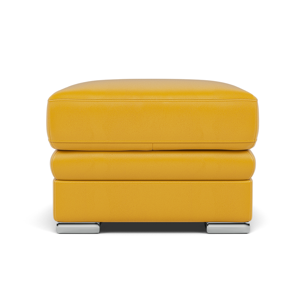 Gino Footstool - Footstool Cat 60 Sterling Home 9 Cat-60/10 Montana Sunburst Metal Feet