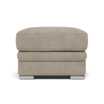 Gino Footstool - Footstool F8 Sterling Home 1 Darwin Mink 50366 Metal Feet