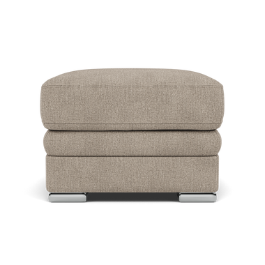 Gino Footstool - Footstool F8 Sterling Home 1 Darwin Mink 50366 Metal Feet