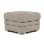Gino Footstool - Footstool F8 — Darwin Mink 50366 / Metal Feet, gallery image 3