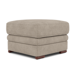 Gino Footstool - Footstool F8 — Darwin Mink 50366 / Wooden Feet, gallery image 3