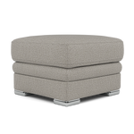 Gino Footstool - Footstool F8 — Hopsack Dove 70001 / Metal Feet, gallery image 3