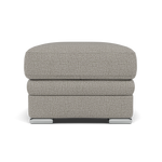 Gino Footstool - Footstool F8 — Hopsack Dove 70001 / Metal Feet, gallery image 2