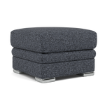 Gino Footstool - Footstool F8 — Hopsack Midnight 70005 / Metal Feet, gallery image 1