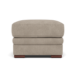 Gino Footstool - Footstool F8 Sterling Home 2 Darwin Mink 50366 Wooden Feet