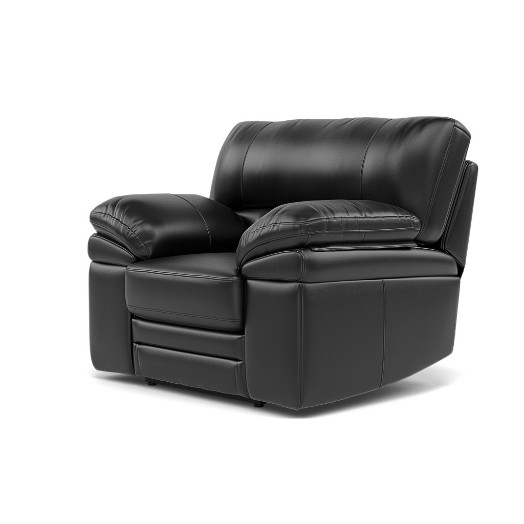 Gino Recliner Armchair - Manual Recliner Armchair Cat 55 - Manual Recliner — Cat-55/72 New Club Dark Grey, gallery image 3