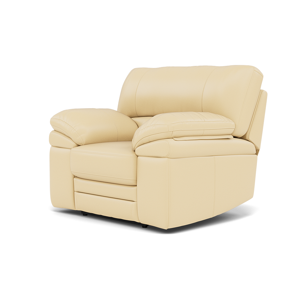 Gino Recliner Armchair - Manual Recliner Armchair Cat 60 - Manual Recliner — Cat-60/04 Montana Vanilla Cream, gallery image 3