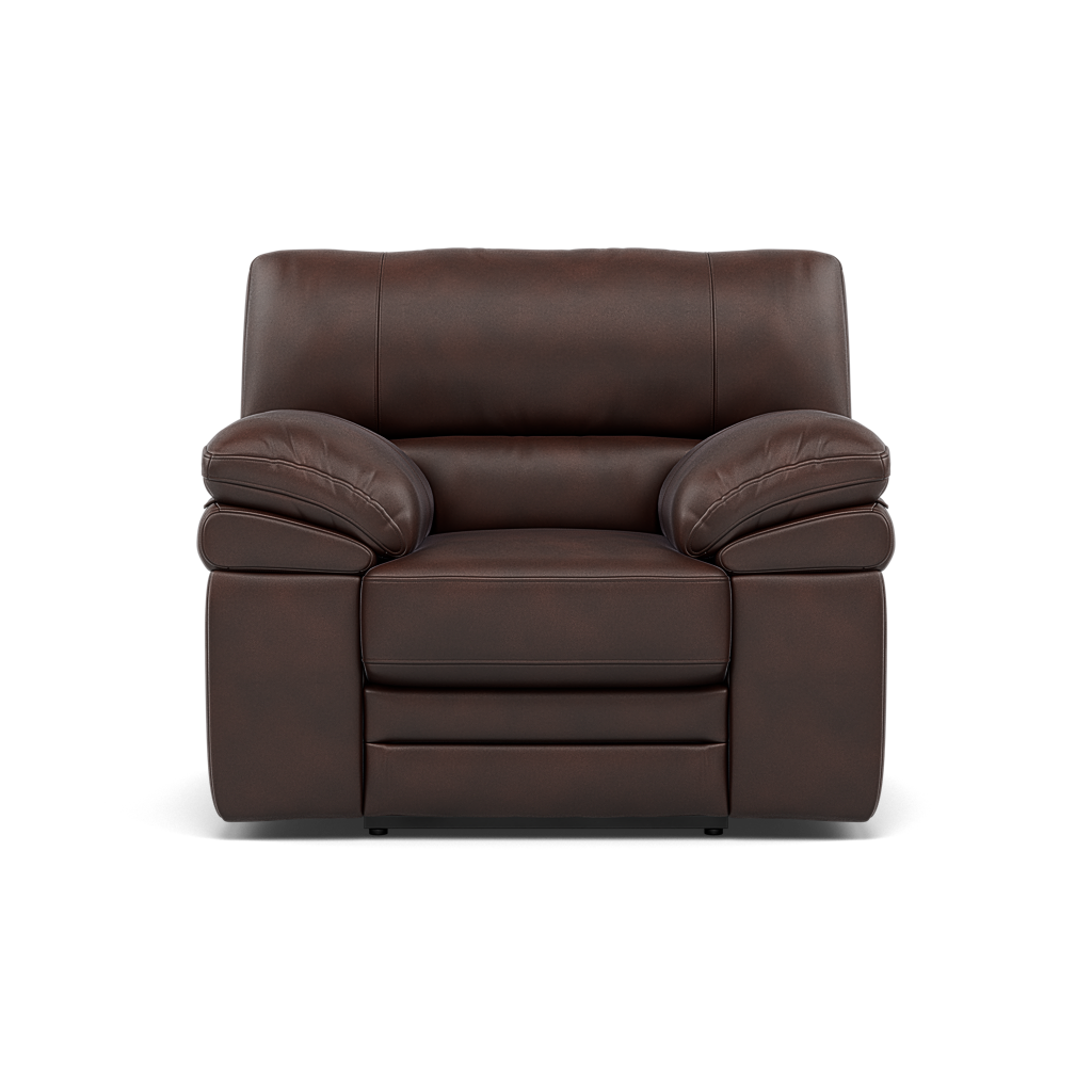 Gino Recliner Armchair - Manual Recliner Armchair Cat 60 - Manual Recliner Sterling Home 17 Cat-60/08 Montana Chocolate