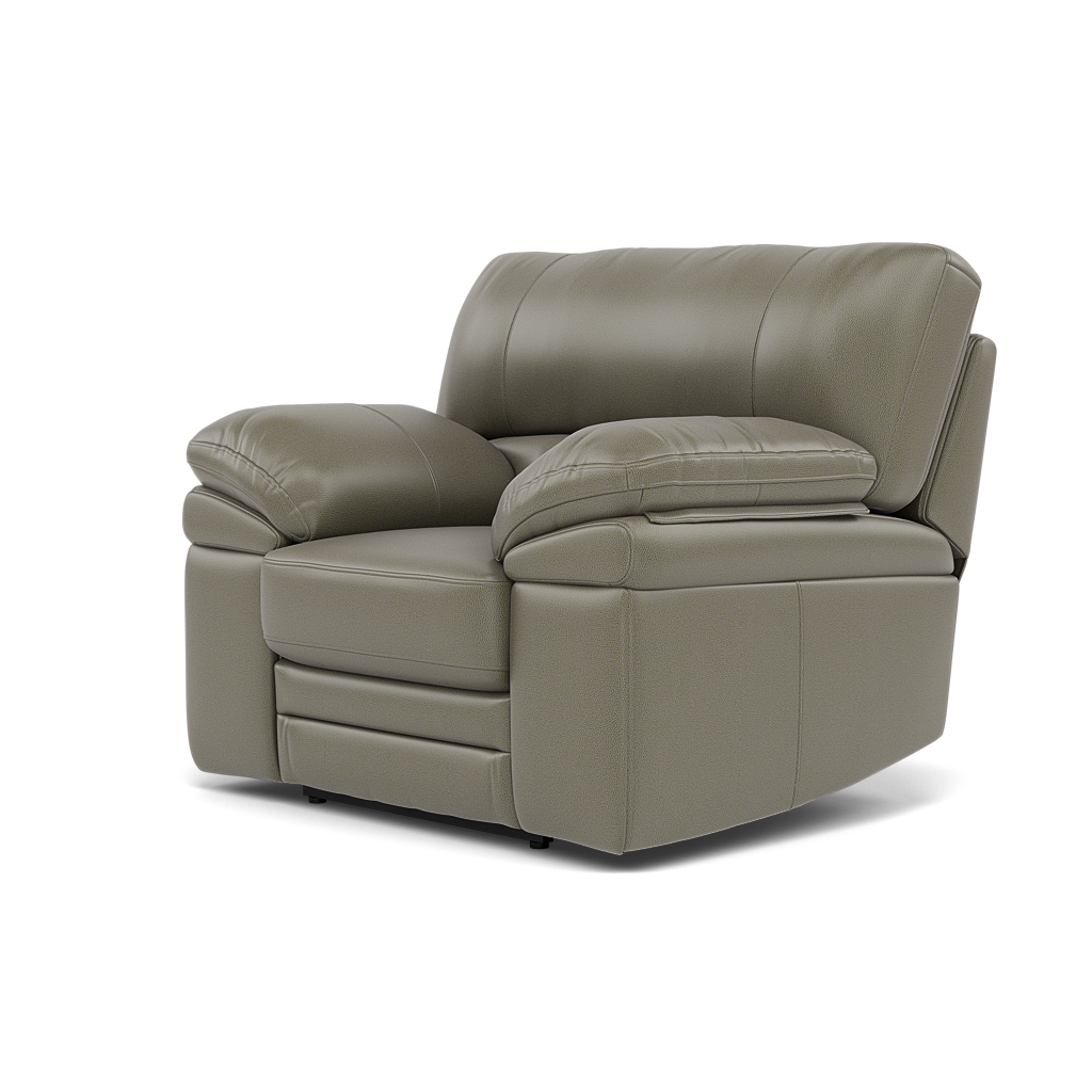 Gino Recliner Armchair - Manual Recliner Armchair Cat 60 - Manual Recliner — Cat-60/20 Montana Pewter, gallery image 3