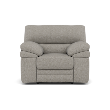Gino Recliner Armchair - Manual Recliner Armchair F8 - Manual Recliner Sterling Home 2 Hopsack Dove 70001