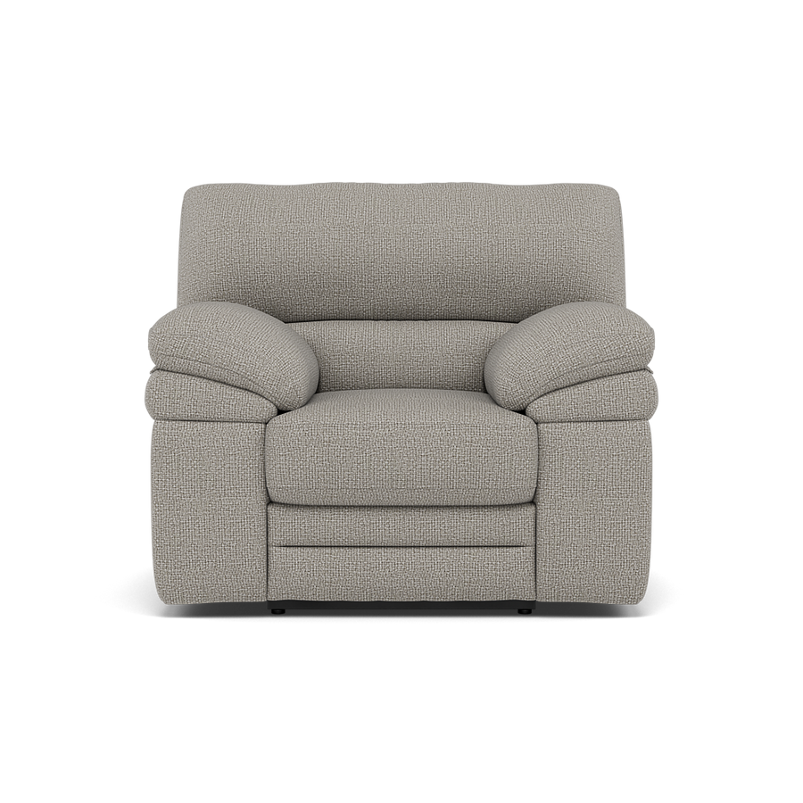 Gino Recliner Armchair - Manual Recliner Armchair F8 - Manual Recliner Sterling Home 2 Hopsack Dove 70001