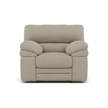 Gino Recliner Armchair - Manual Recliner Armchair F8 - Manual Recliner Sterling Home 5 Hopsack Linen 70004