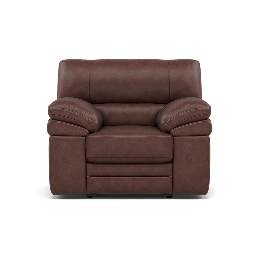 Gino Recliner Armchair - Power Recliner Armchair with USB Cat 55 - Power Recliner with USB Sterling Home Cat-55/27 Seattle Chestnut 1