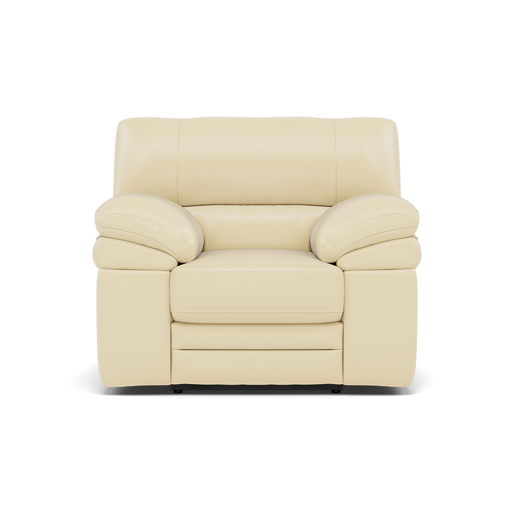 Gino Recliner Armchair - Power Recliner Armchair with USB Cat 60 - Power Recliner with USB Sterling Home 1 Cat-60/02 Montana Cool Cream