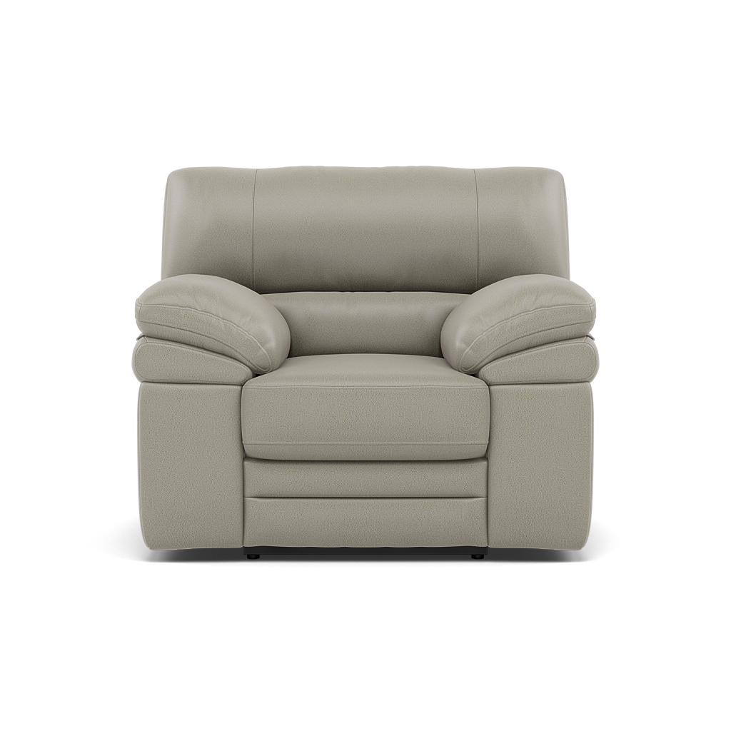 Gino Recliner Armchair - Power Recliner Armchair with USB Cat 60 - Power Recliner with USB Sterling Home 15 Cat-60/28 Montana New Grey