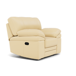 Gino Recliner Armchair - Power Recliner Armchair with USB Cat 60 - Power Recliner with USB — Cat-60/04 Montana Vanilla Cream, gallery image 1