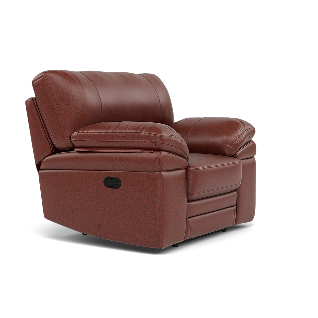 Gino Recliner Armchair - Power Recliner Armchair with USB Cat 60 - Power Recliner with USB — Cat-60/07 Montana Butterscotch, gallery image 1
