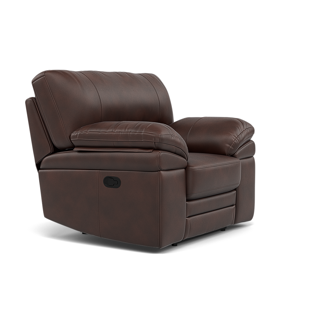 Gino Recliner Armchair - Power Recliner Armchair with USB Cat 60 - Power Recliner with USB — Cat-60/08 Montana Chocolate, gallery image 1