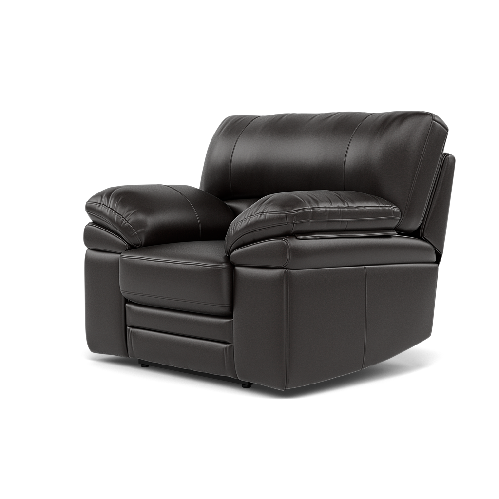 Gino Recliner Armchair - Power Recliner Armchair with USB Cat 60 - Power Recliner with USB — Cat-60/09 Montana Black Coffee, gallery image 3