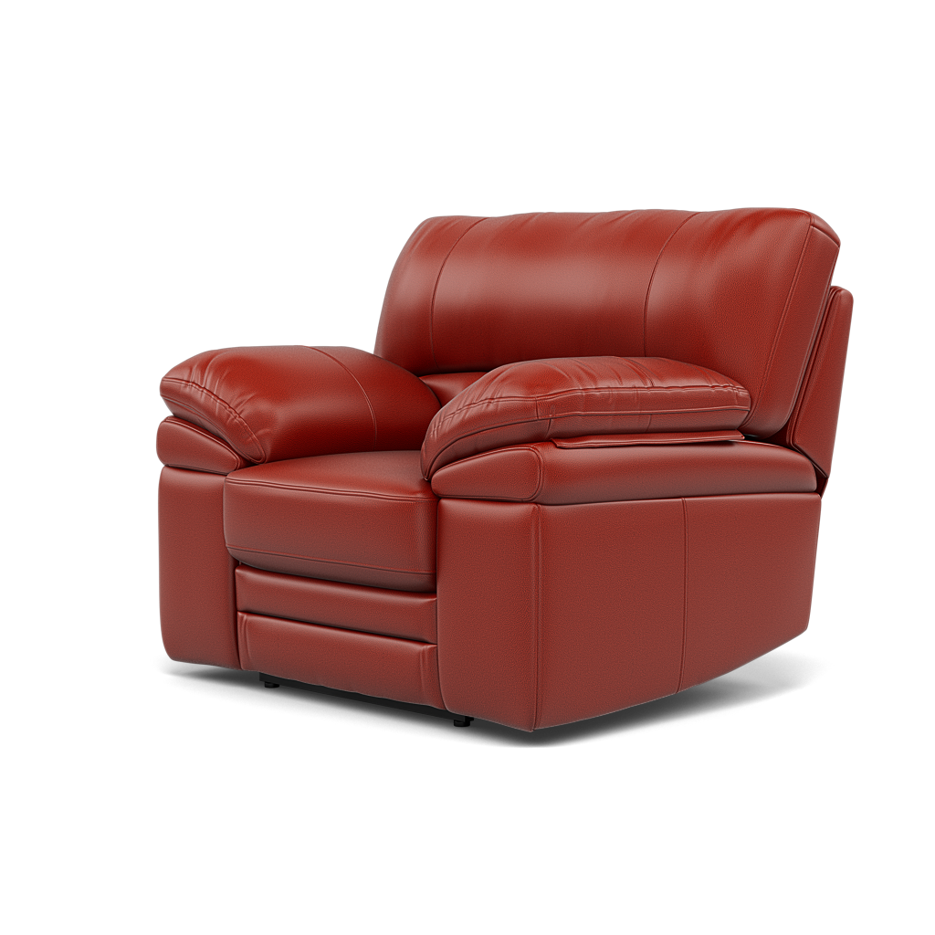 Gino Recliner Armchair - Power Recliner Armchair with USB Cat 60 - Power Recliner with USB — Cat-60/11 Montana Flame, gallery image 3