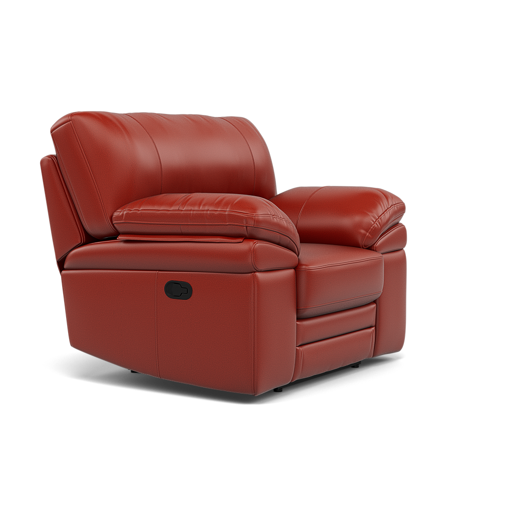 Gino Recliner Armchair - Power Recliner Armchair with USB Cat 60 - Power Recliner with USB — Cat-60/11 Montana Flame, gallery image 1