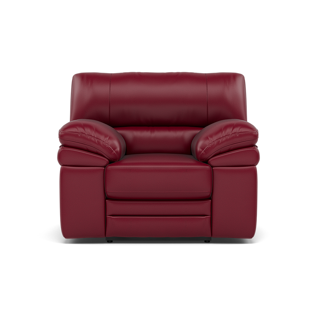 Gino Recliner Armchair - Power Recliner Armchair with USB Cat 60 - Power Recliner with USB Sterling Home 19 Cat-60/13 Montana Cranberry