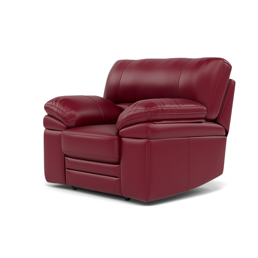 Gino Recliner Armchair - Power Recliner Armchair with USB Cat 60 - Power Recliner with USB — Cat-60/13 Montana Cranberry, gallery image 3