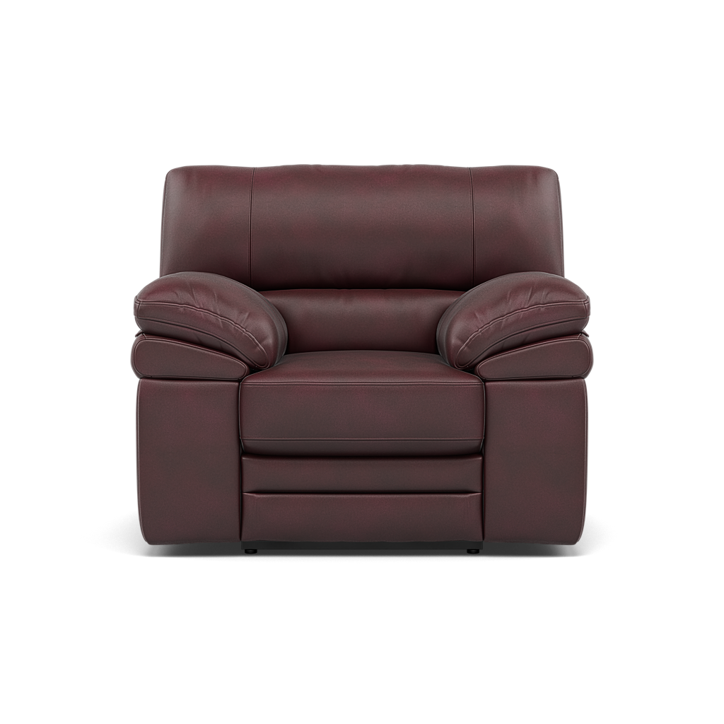 Gino Recliner Armchair - Power Recliner Armchair with USB Cat 60 - Power Recliner with USB Sterling Home 7 Cat-60/15 Montana Ruby