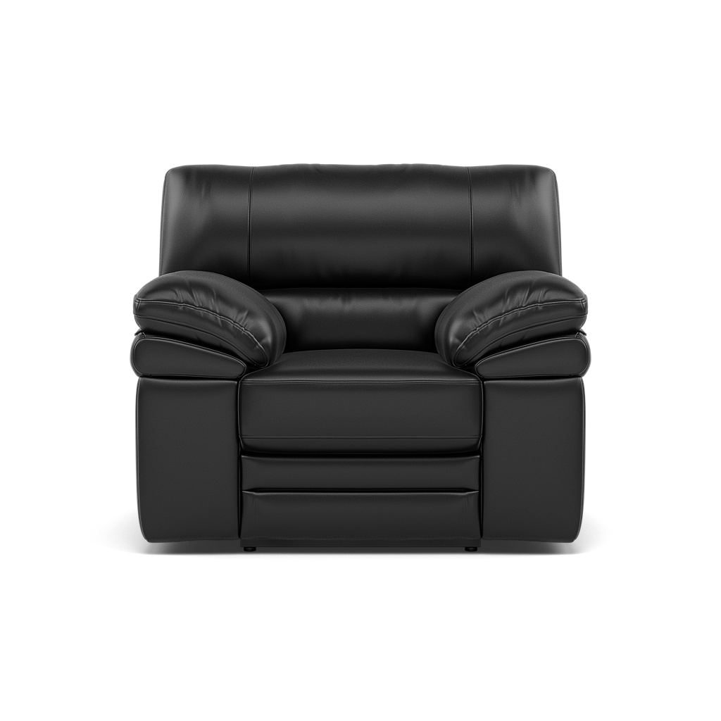Gino Recliner Armchair - Power Recliner Armchair with USB Cat 60 - Power Recliner with USB Sterling Home 11 Cat-60/22 Montana Jet Black