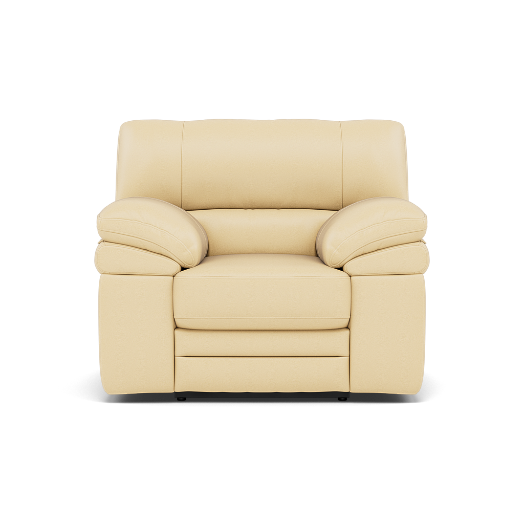 Gino Recliner Armchair - Power Recliner Armchair with USB Cat 60 - Power Recliner with USB Sterling Home 2 Cat-60/04 Montana Vanilla Cream