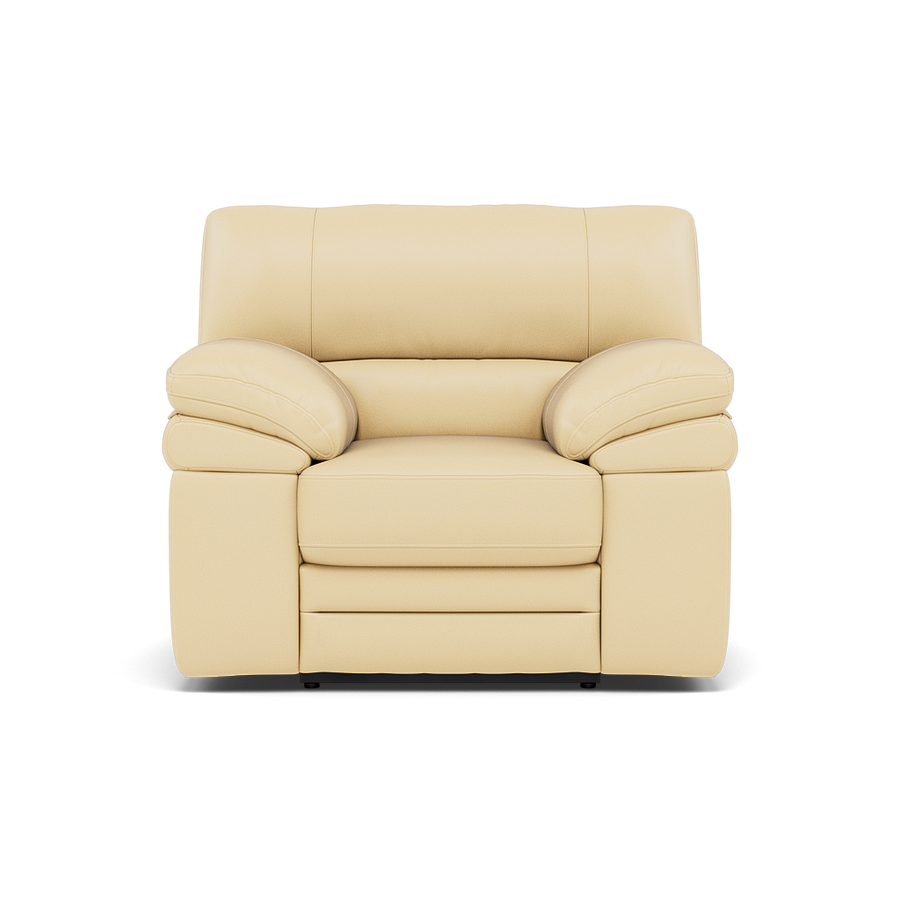 Gino Recliner Armchair - Power Recliner Armchair with USB Cat 60 - Power Recliner with USB Sterling Home 2 Cat-60/04 Montana Vanilla Cream