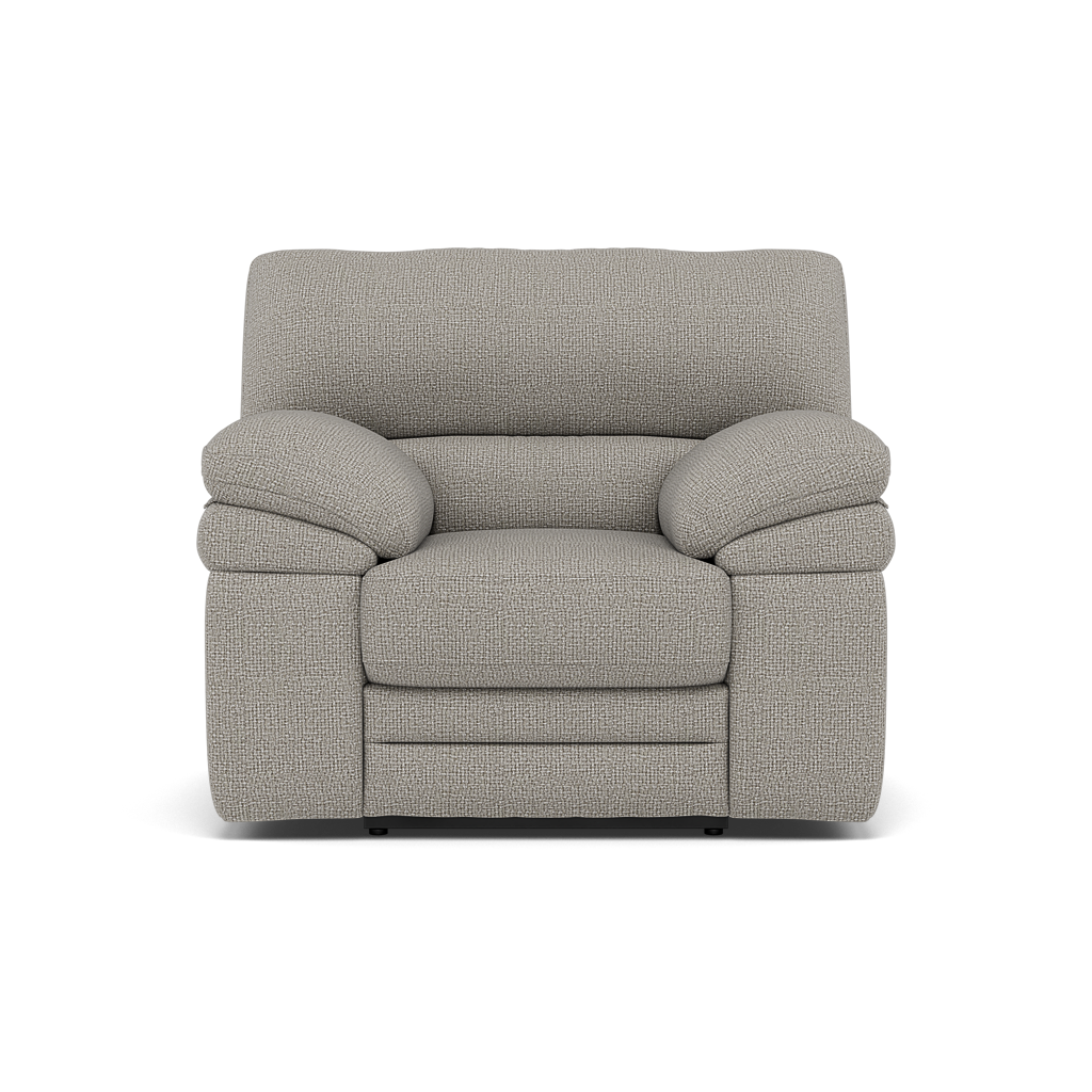 Gino Recliner Armchair - Power Recliner Armchair with USB F8 - Power Recliner with USB Sterling Home 2 Hopsack Dove 70001