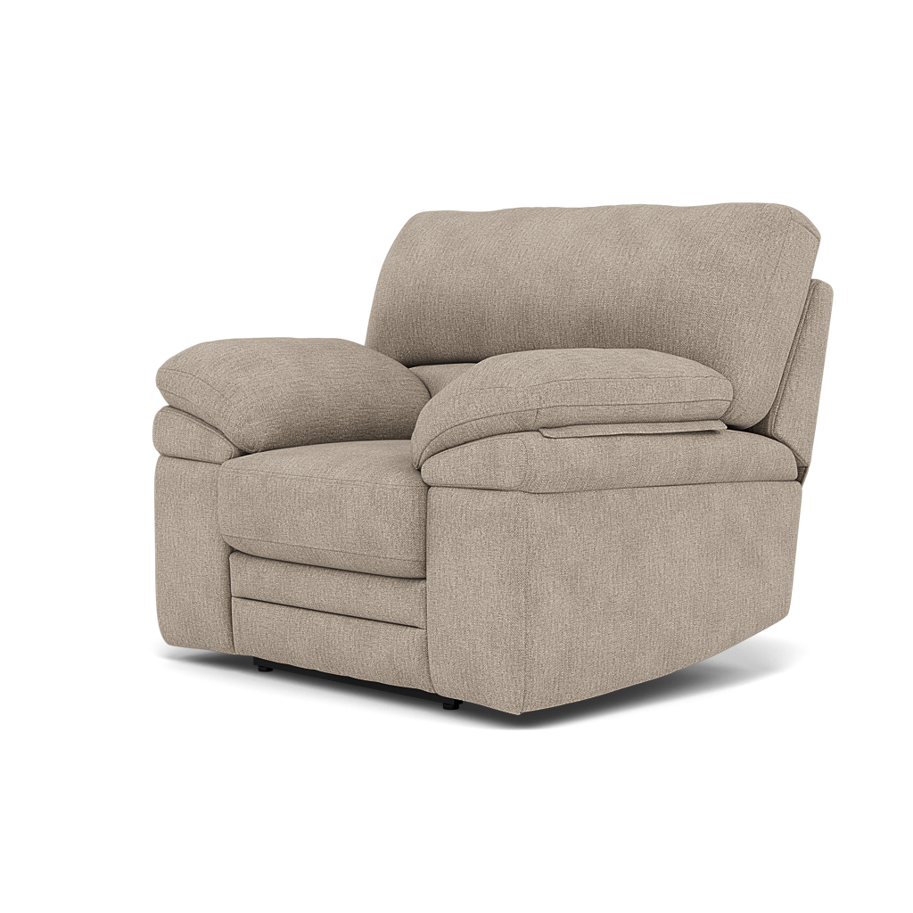 Gino Recliner Armchair - Power Recliner Armchair with USB F8 - Power Recliner with USB — Darwin Mink 50366, gallery image 3