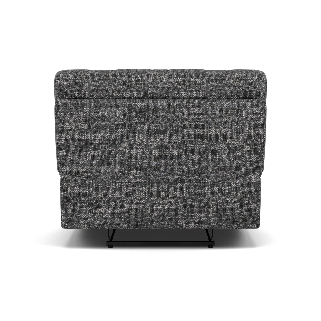 Gino Recliner Armchair - Power Recliner Armchair with USB F8 - Power Recliner with USB — Hopsack Charcoal 70006, gallery image 2