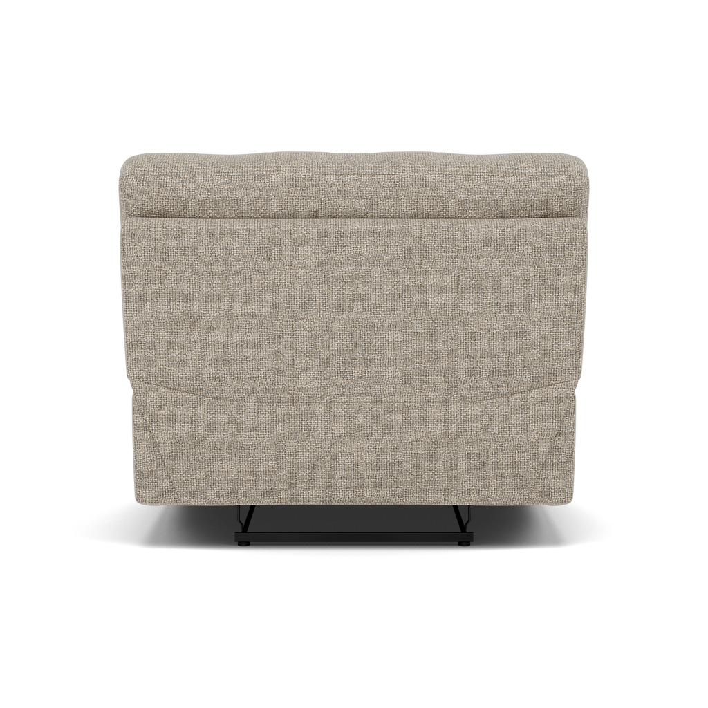 Gino Recliner Armchair - Power Recliner Armchair with USB F8 - Power Recliner with USB — Hopsack Linen 70004, gallery image 2