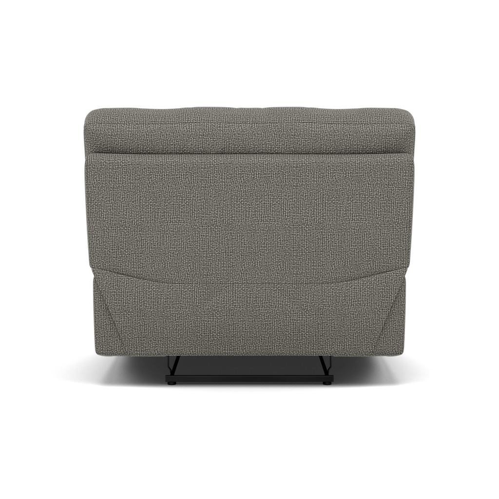 Gino Recliner Armchair - Power Recliner Armchair with USB F8 - Power Recliner with USB — Hopsack Platinum 70003, gallery image 2