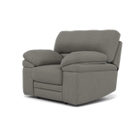 Gino Recliner Armchair - Power Recliner Armchair with USB F8 - Power Recliner with USB — Hopsack Platinum 70003, gallery image 3